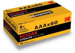 Элемент питания (щелочной) Kodak LR03-60 (4S) colour box XTRALIFE  [K3A-60] (60/1200/38400)