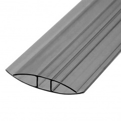 Профиль соединительный неразъемный H6-8мм серый 