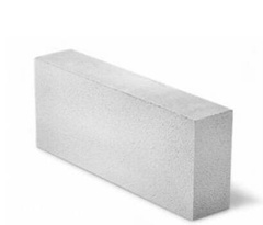 Блоки стеновые из ячеистого бетона для перегородок М500 600х395х150