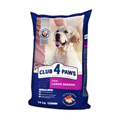 Корм сухой для взрослых собак крупных пород Премиум Club 4 Paws 1 кг 