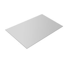 Лист плоский Эконом-Пэ-RAL9003 белый 2,0х1,25м 