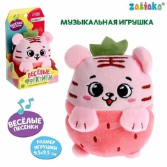 ZABIAKA Музыкальная игрушка "Веселые фруктики" розовый, звук 6970348