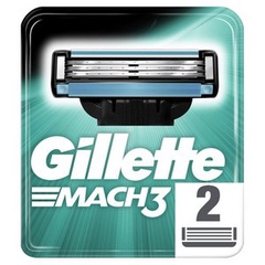 GILLETTE MACH3 Cменные кассеты для бритья 2шт