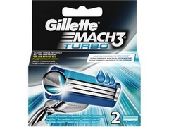 GILLETTE MACH3 Turbo Cменные кассеты для бритья 2шт