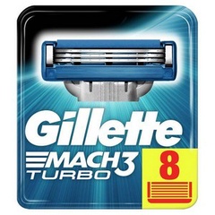 GILLETTE MACH3 Turbo Cменные кассеты для бритья 8шт