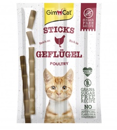 Палочки для кошек Лакомые с мясом птицы Gimcat 4шт арт. 400761 