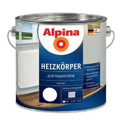 Эмаль для радиаторов Alpina Heizkorper алкидная 0.75 л