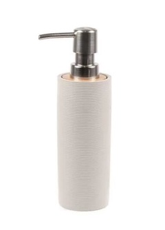 Дозатор для жидкого мыла полирезин/бамбук Roller 6х6х20,5см арт. 2105509 Китай