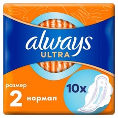 ALWAYS Ultra Женские гигиенические прокладки ароматизированные Normal Single 10шт