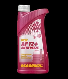 Антифриз MANNOL 4112 AF12+ -75°C Antifreeze (Longlife) красный концентрат 1л