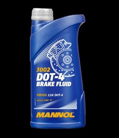Жидкость тормозная DOT 4 MANNOL 910 гр