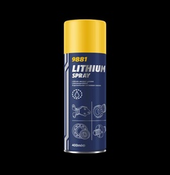 Смазка литиевая аэрозоль MANNOL 9881 Lithium Spray 0.4л 
