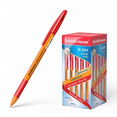 Ручка шариковая ErichKrause® R-301 Orange Stick&Grip 07