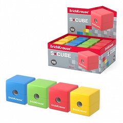 Точилка пластиковая ErichKrause S-Cube 50141 
