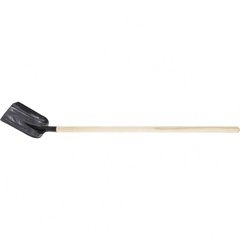 Лопата совковая Рёбра жёсткости, деревянный черенок 230х280х1400 мм 