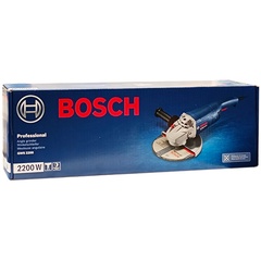 Двуручная углошлифмашина BOSCH GWS 2200 в кор. (2200 Вт, диск 230х22 мм, плавный пуск)