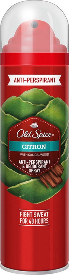 OLD SPICE Аэрозольный дезодорант-антиперспирант Citron with Sandalwood 150мл