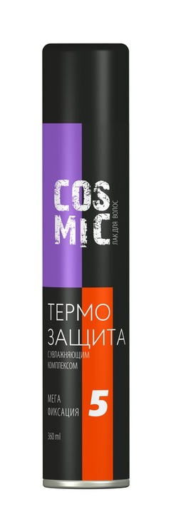 Cosmic лак для волос Термозащита в аэрозольной упаковке 360мл.