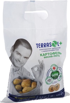 Удобрение сухое с микроэлементами для картофеля Террасол 2,5кг Россия