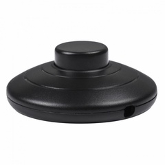 Выключатель-кнопка напольный для лампы REXANT 250V 2А ON-OFF черный арт. 36-3025 