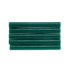 Стержни клеевые REXANT Ø 11 мм, 100 мм, зеленые (6 шт./уп.) 