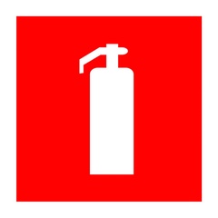 Наклейка пожарной безопасности Огнетушитель REXANT 150х150мм арт.56-0051-1 