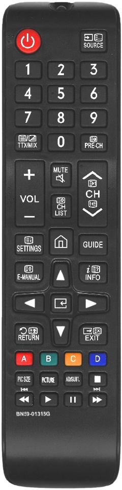 Пульт универсальный дистанционного управления для телевизора REXANT Samsung арт. 38-0020 