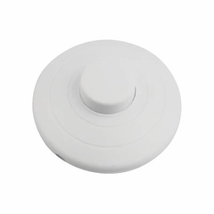 Выключатель-кнопка напольный для лампы REXANT 250V 2А ON-OFF белый арт. 36-3015 