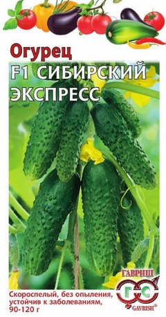 Семена "Огурец Сибирский экспресс" F1 10 шт. 