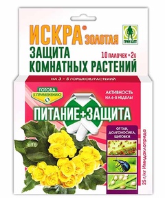 Искра Золотая палочки 10 шт. 