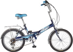 Велосипед NOVATRACK 20 складной FS30 Shimano синий арт. 20FFS306SV.BL7-1 