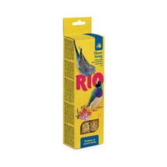 Лакомство для птиц RIO Палочки для волнистых попугаев и экзотических птиц с медом, 2х40г