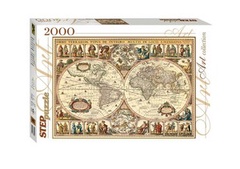 Мозаика "puzzle" 2000 "Историческая карта мира" 84003