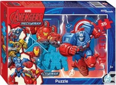 Мозаика Puzzle 35 "Avengers MECH Strike" арт. 91444 