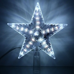 Верхушка для елки светодиодная "Звезда" 17,5 см арт. 111-334 