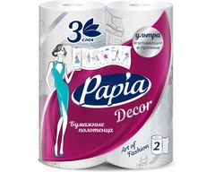 Полотенца бумажные Papia Decor 2 шт.