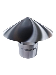 Зонт крышный для круглых воздуховодов оцинкованный стальной Серия RUG