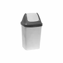 Контейнер для мусора СВИНГ 25л (мраморный) IDEA