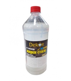 Жидкое стекло "DEKOR" 1,3 кг.