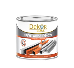 Грунтовка ГФ-021 DEKOR серый 800г 