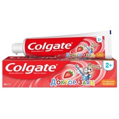 Colgate паста зубная детская Доктор Заяц с клубникой 50мл