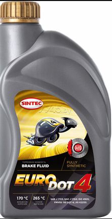 Жидкость тормозная SINTEC Euro Dot-4 455г 