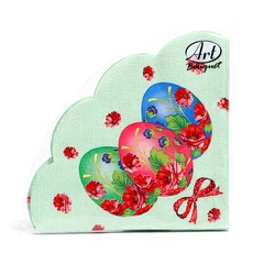 Салфетки Art Bouquet Rondo Праздничная 42900 3 слоя 12 л арт. 6818 