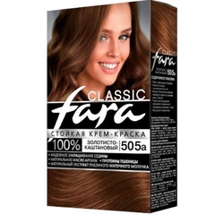 Краска для волос FARA Classic 505А Золотисто-каштановый 