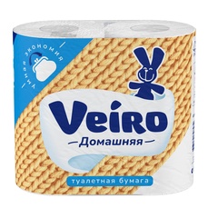 Veiro бумага туалетная Домашняя многослойная (2 слоя) 4шт. 1С24