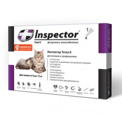 Капли для кошек Inspector Quadro 8-15 кг арт. I303 