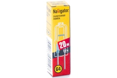 Лампа Navigator 94 210 JC 20W clear G4 12V 2000h 