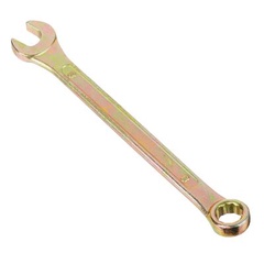 Ключ рожково-накидной Ермак желтый цинк 8 мм 