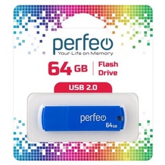 Флэш-диск Perfeo USB 64GB C05 Blue арт. PF-C05N064 