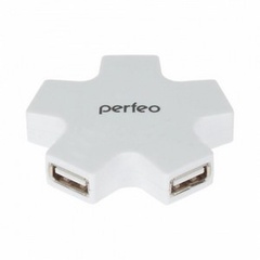 Perfeo USB-HUB 4 Port, (PF-HYD-6098H) белый /200